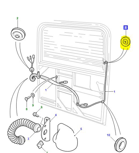 GROMMET WIRING HARNESS 235113