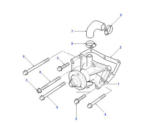 WATER PUMP RRC AND DISCOVERY 1 200Tdi RTC6395G