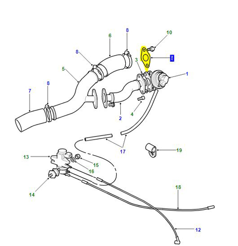 EGR GASKET 300Tdi WAL500010LG