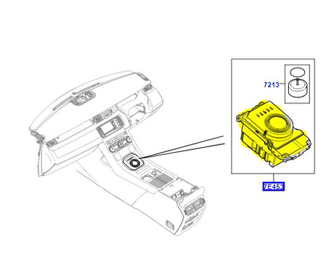 MODULE COMMANDE DE CHANGEMENT DE VITESSE AUTOMATIQUE LR068891