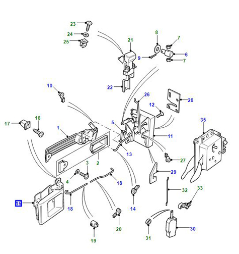 GAITER GEAR LEVER FJL101680PMA