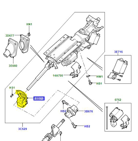 CAPTEUR D’ANGLE DE BRAQUAGE SRO500110