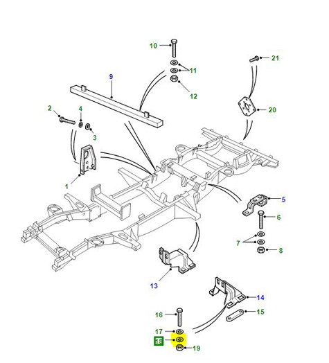 WASHER SPRUNG 6MM 110 CHASSIS WL106041L