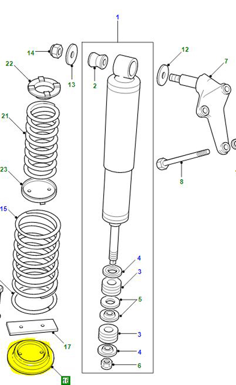 SEAT-SUSPENSION SPRING LOWER NRC4317