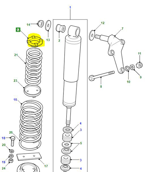 CLUTCH SLAVE CYLINDER LR014290