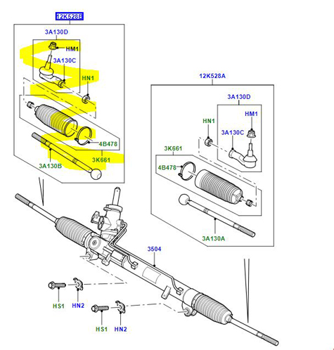 KIT BALL JOINT AND SPINDLE LR010669G