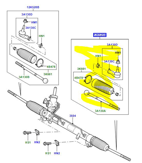 KIT BALL JOINT AND SPINDLE LR010670G