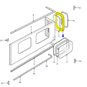 JOINT D'ÉTANCHÉITÉ ARRIÈRE 4MM DEFENDER CGE500660