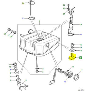 BOLT FUEL TANK FIXING 110 NTC2681