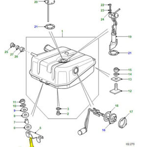 BOLT FUEL TANK FIXING 110 BH110091L