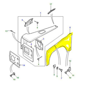 0FRONT LEFT HAND WING ASB710270