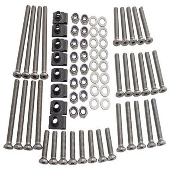 KIT DE BOULONS EN ACIER INOXYDABLE 4 PORTES DEFENDER PUMA 110 130 DA1133P