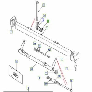 RETAINER FRONT BUMPER BOLTS ALQ710040