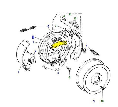 FREIN DE TRANSMISSION D’ARBRE ICF100000