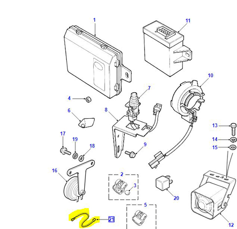 WIRE HARNESS IMMOBILISATION MODULE AMR4956