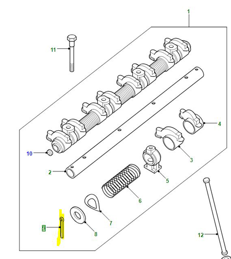 GOUPILLE FENDUE V8 PS606101L