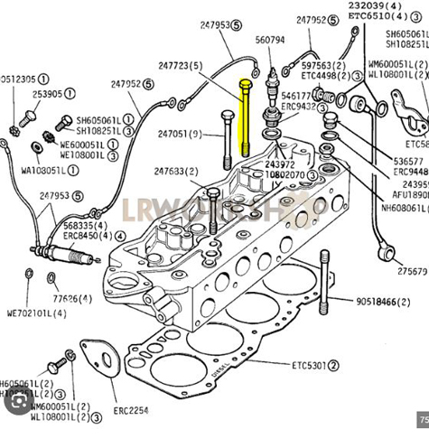 BOULON DE TÊTE 2.25 DIESEL 247723