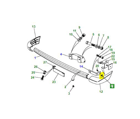 ÉCROU À RESSORT PLAT AH610011