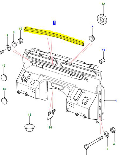 BONNET SEAL LR053843