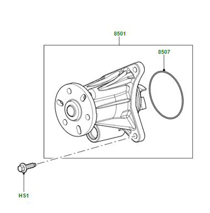 WATER PUMP LR013164G