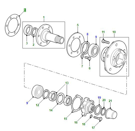 STUB AXLE GASKET FTC3648