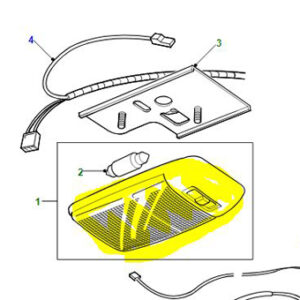 DEFENDER INTERIOR LAMP AMR3155