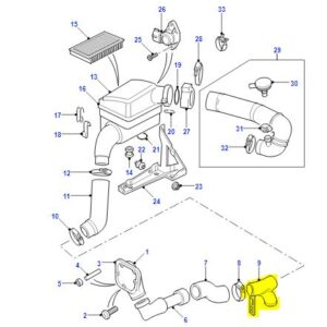 SOUPAPE DE VIDANGE ET SUPPORT TDI ET TD5 ESR3162