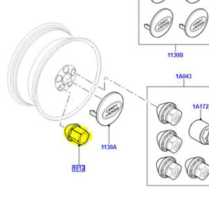 ÉCROU DE ROUE LR001381