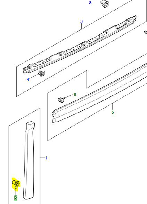 CLIP WITH SLIDING SUN ROOF DCE100560