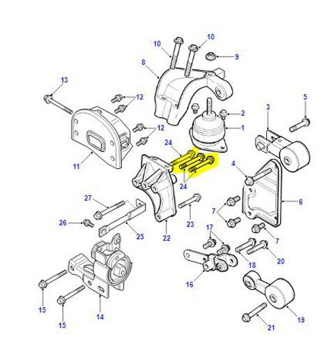 BOLT ENGINE MOUNTING FC110187EL