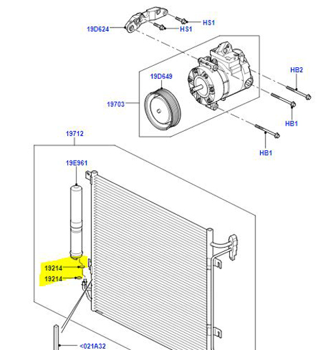 WASHER AIR CONDITIONING COMPRESSOR JUU500110