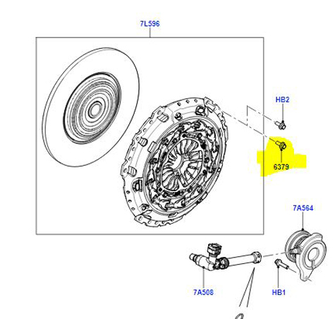 BOLT CLUTCH COVER LR000668