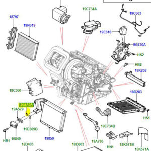 O RING HEATER BOX PIPES LR003201