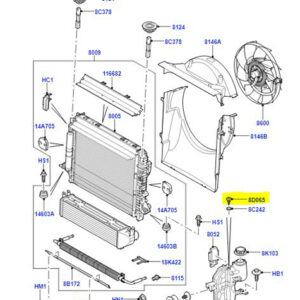 VALVE OVERFLOW RESERVOIR LR007314