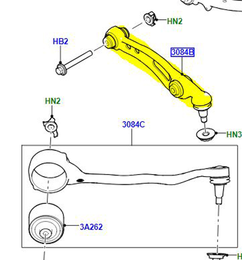 SUSPENSION ARM LOWER LR113282