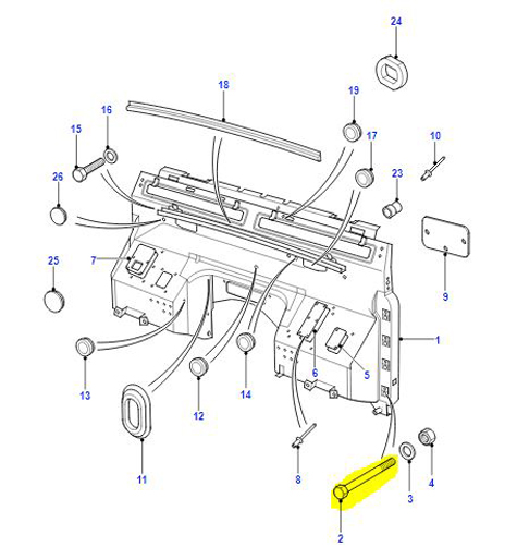 BOLT DASH ASSEMBLY MRC9420