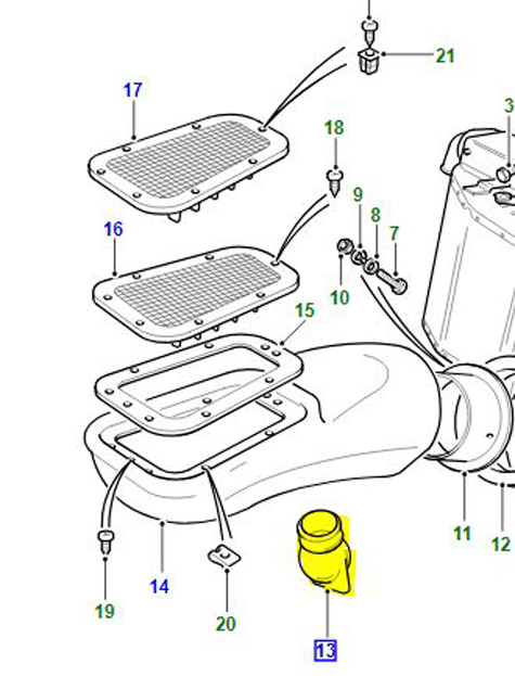 DUMP VALVE AIR INTAKE MUC2417