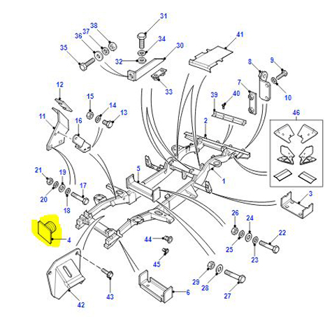 BLANKING PLUG CHASSIS NRC6935