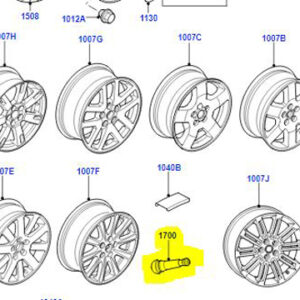 WHEEL VALVE RRF500100