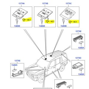 CLIP INTERIOR LAMPS XYC500031