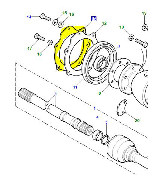 PLATE-OIL SEAL RETAINER FTC4142