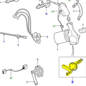 CRANK WIPER MOTOR DLW000020