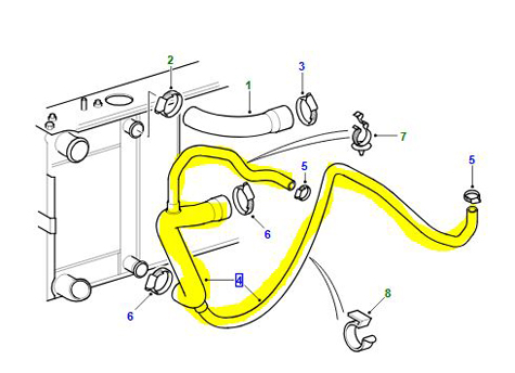 DURITE RADIATEUR DISCO 300TDI ESR3296