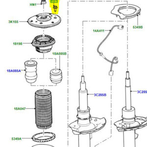 BOLT AND WASHER M8 X 17MM LR008026G