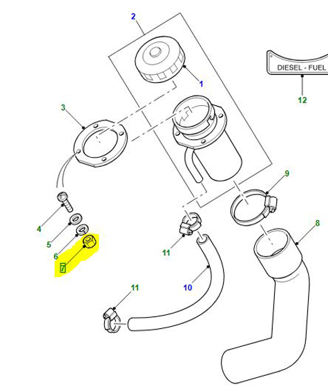 NUT FILLER NECK RTC608