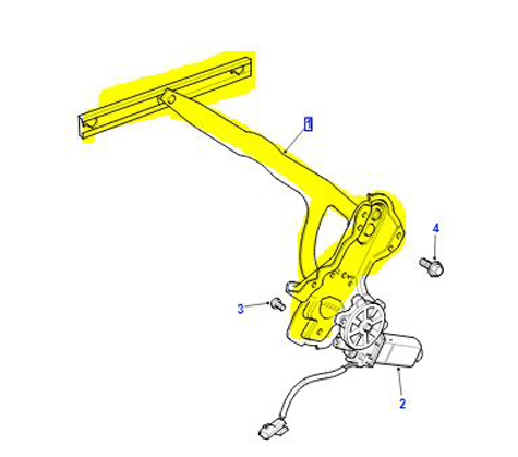 WINDOW REGULATOR STC2883