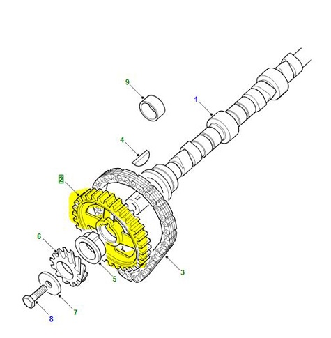 SPROCKET TIMING CHAIN V8 610289