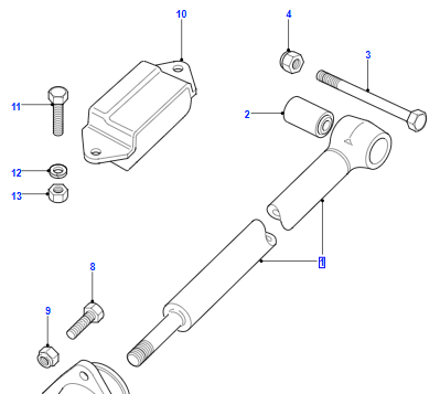 REAR RADIUS ARM LR049068