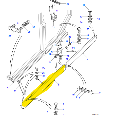 SILL PANEL LEFT FRONT RTC6206
