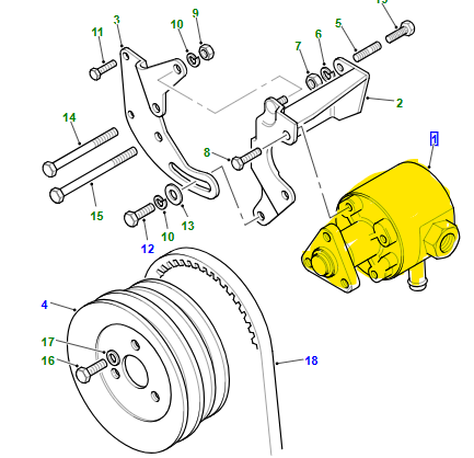STEERING PUMP 3.5L V8 ANR2003